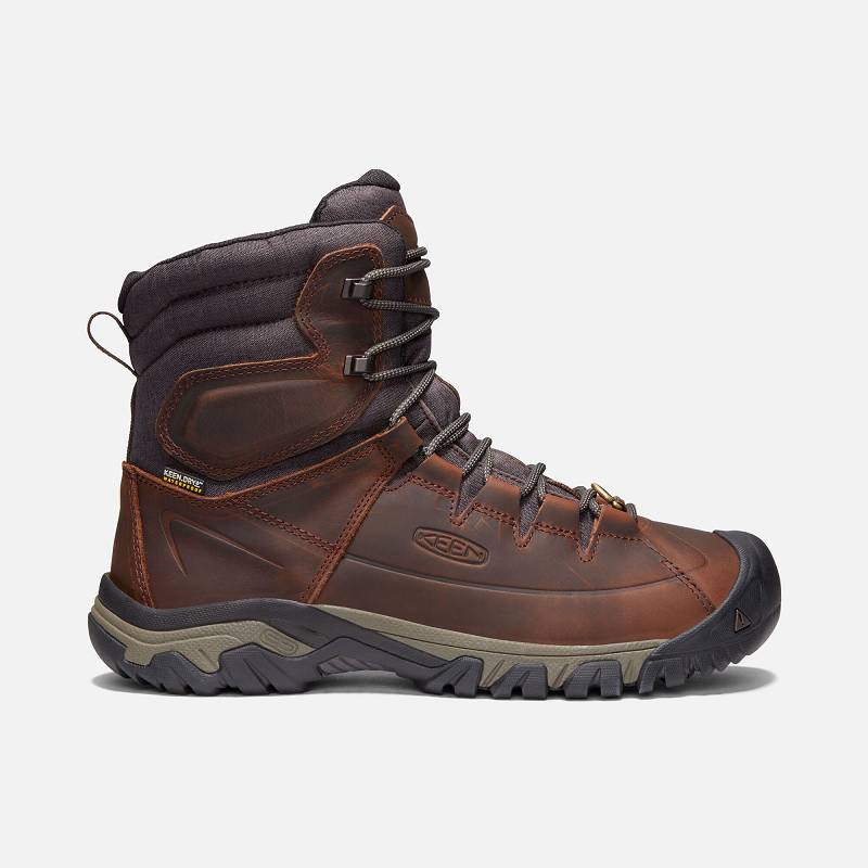 Keen Targhee High Lace Waterproof Winterstiefel Herren DE-52319 Cocoa/Mulch - Keen Herrenschuhe Scho